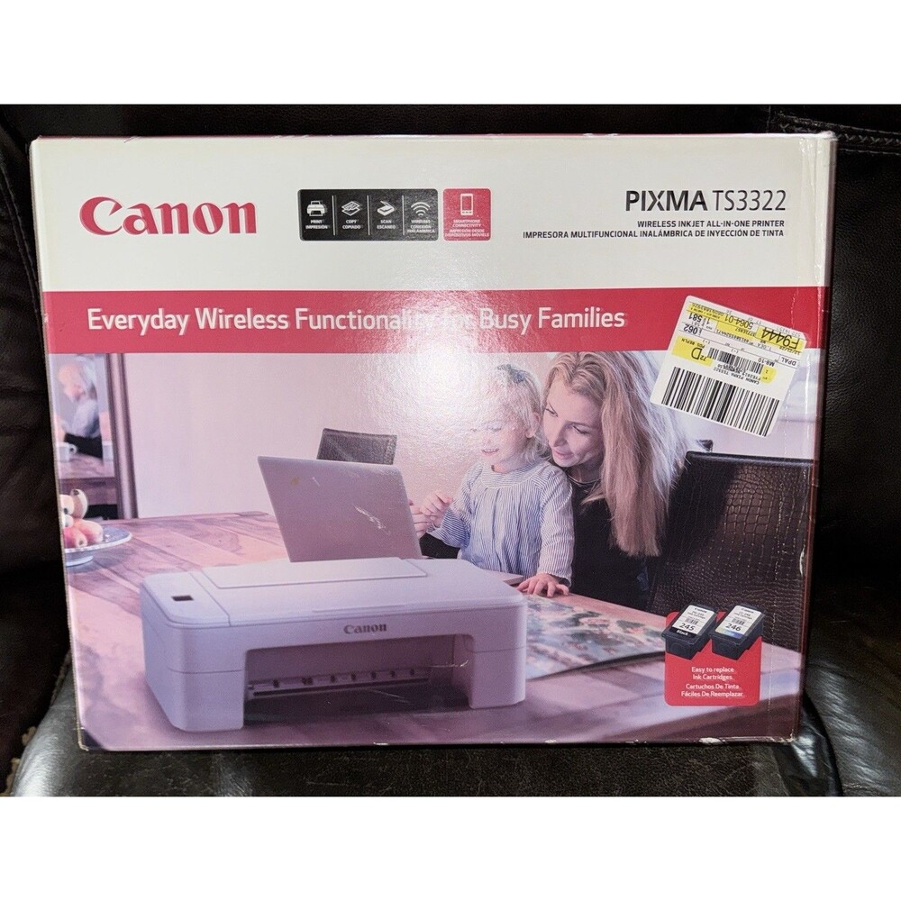 NEW Canon PIXMA TS3322 Wireless Inkjet All-In-One Printer *READ*